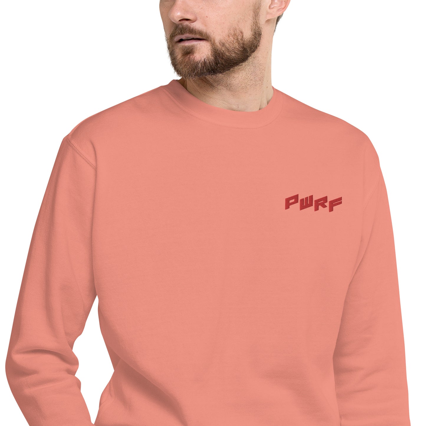 Men's PWRF Red Unisex Premium Sweatshirt