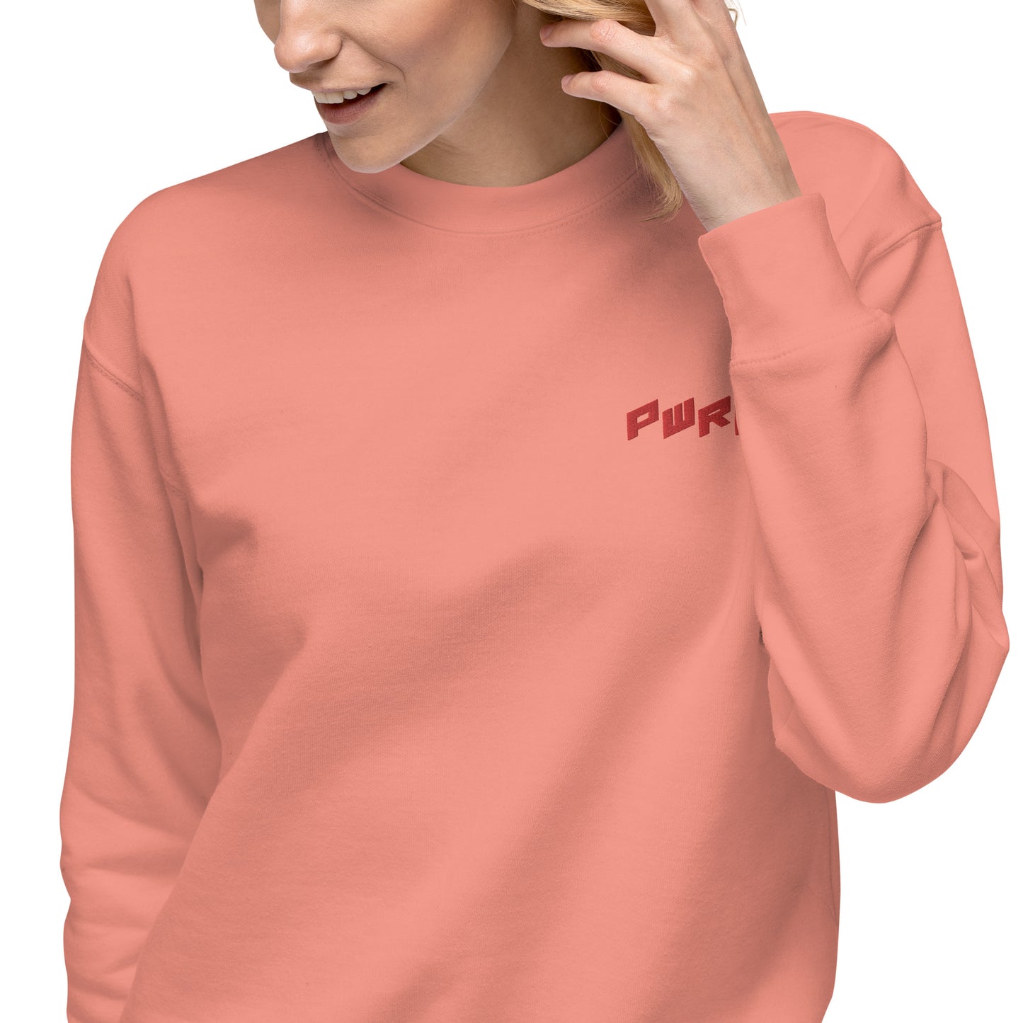 Women's PWRF Red Unisex Premium Sweatshirt