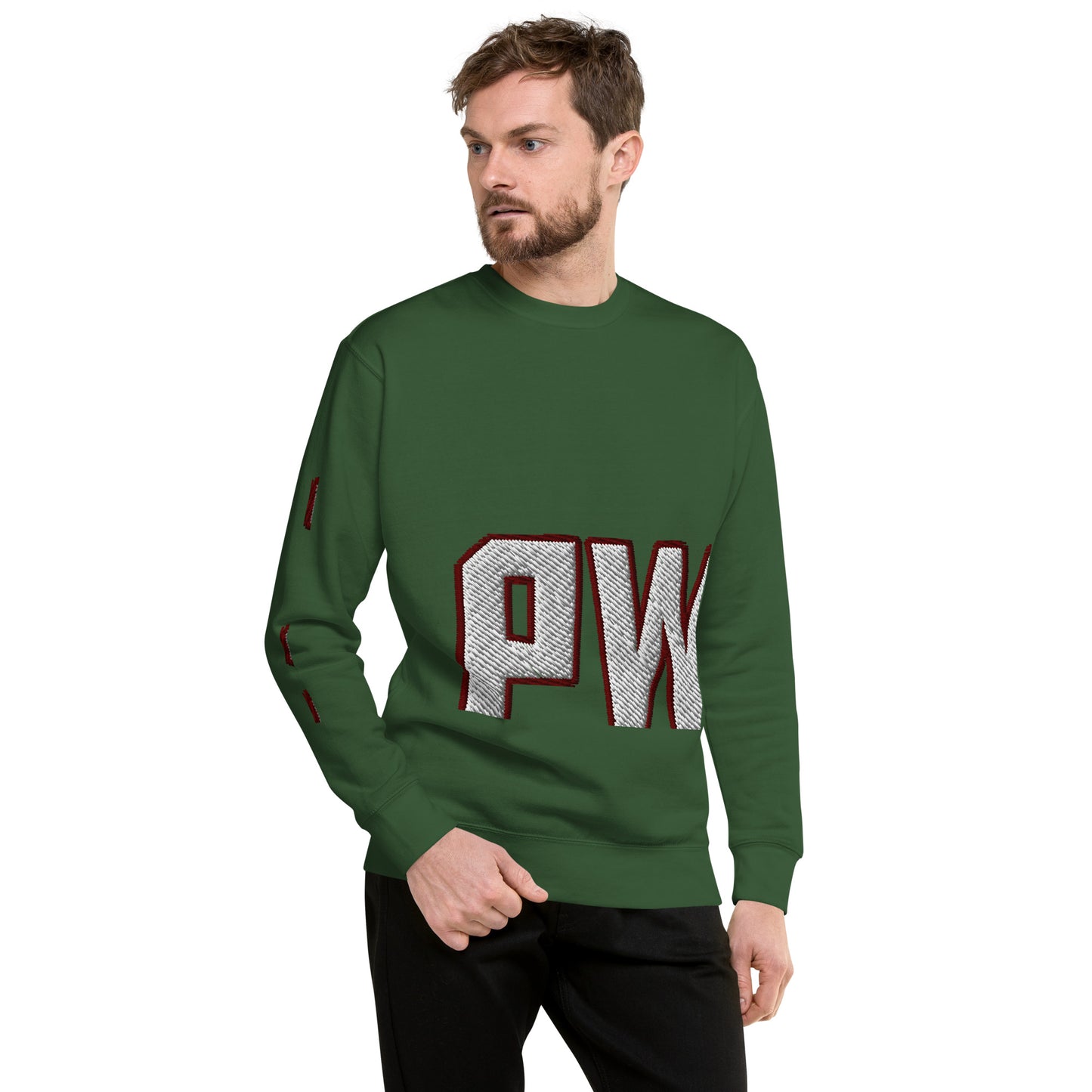 Men's PWRF Left Chest Embroidered Unisex Premium Sweatshirt