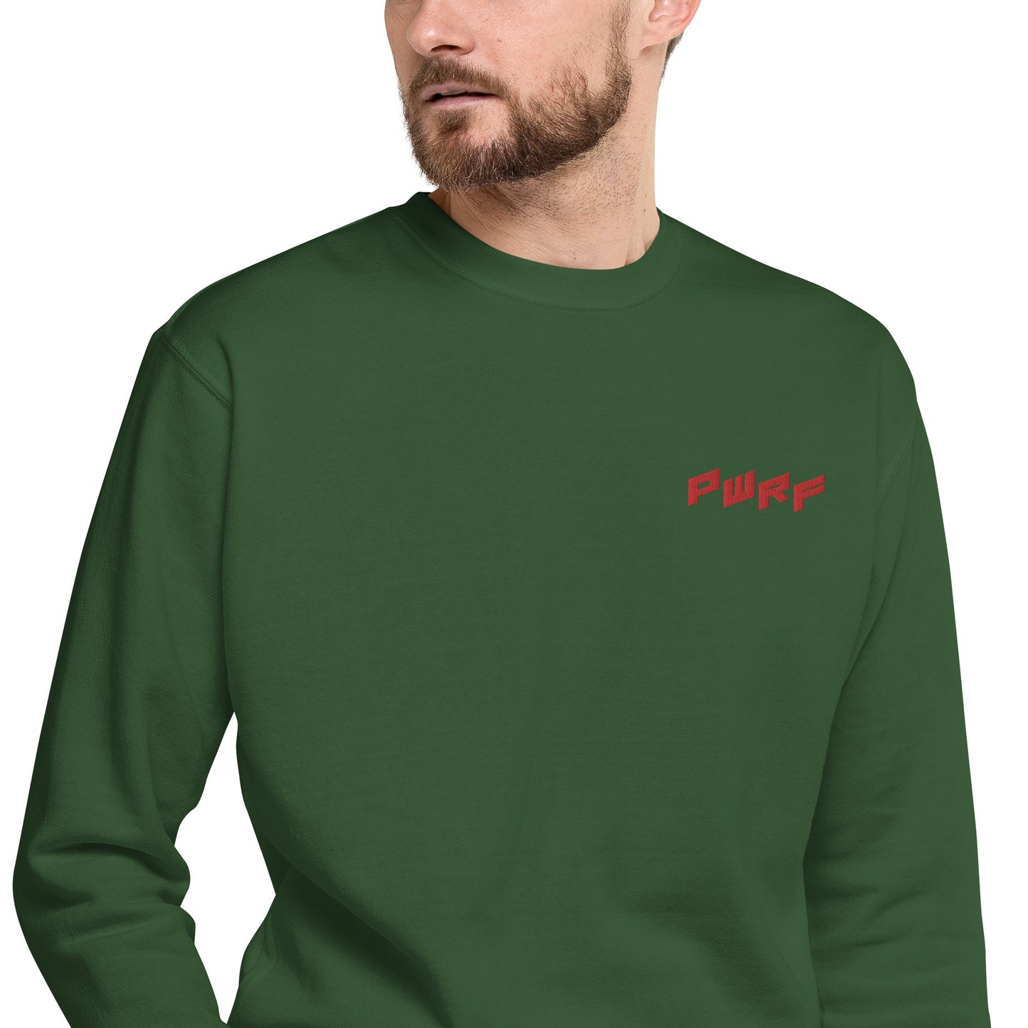 Men's PWRF Red Unisex Premium Sweatshirt