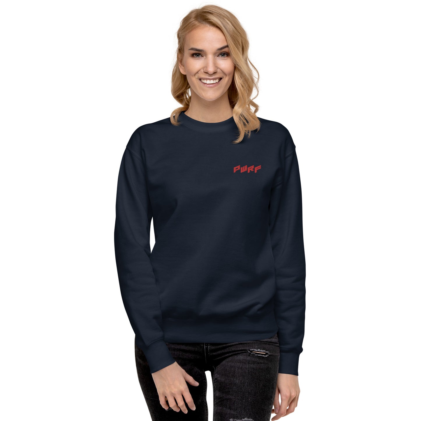 Women's PWRF Red Unisex Premium Sweatshirt