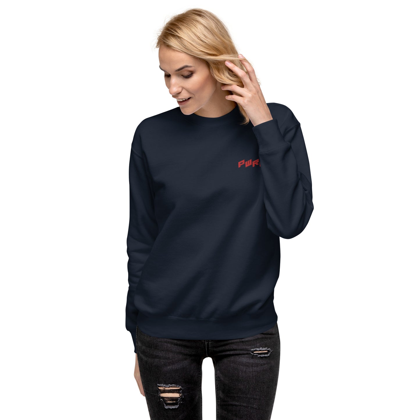 Women's PWRF Red Unisex Premium Sweatshirt