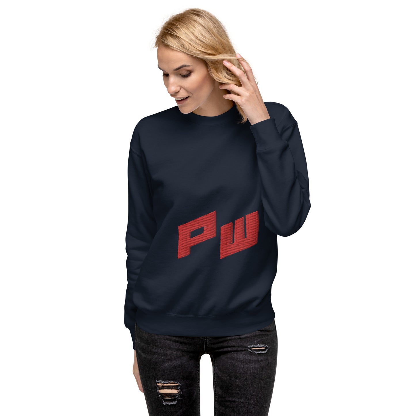 Women's PWRF Red Unisex Premium Sweatshirt