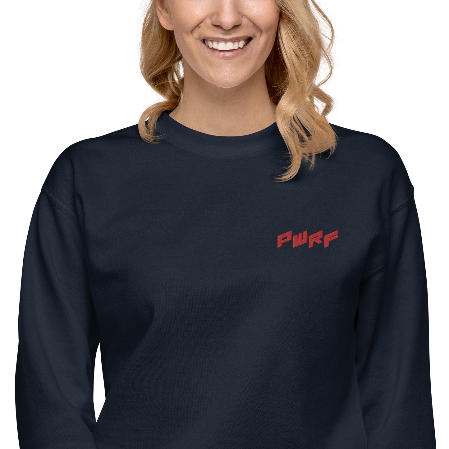 Women's PWRF Red Unisex Premium Sweatshirt