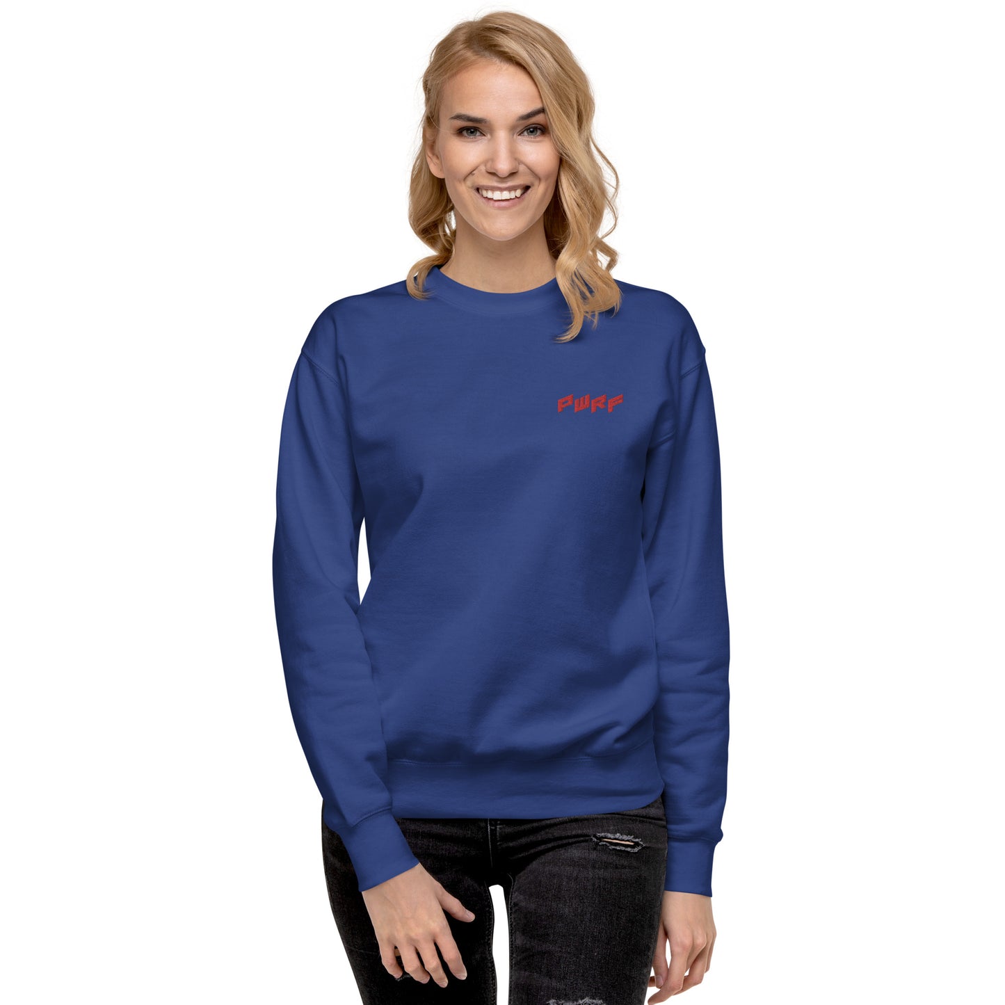 Women's PWRF Red Unisex Premium Sweatshirt