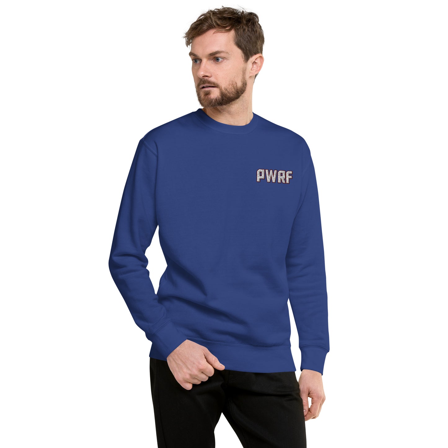 Men's PWRF Left Chest Embroidered Unisex Premium Sweatshirt