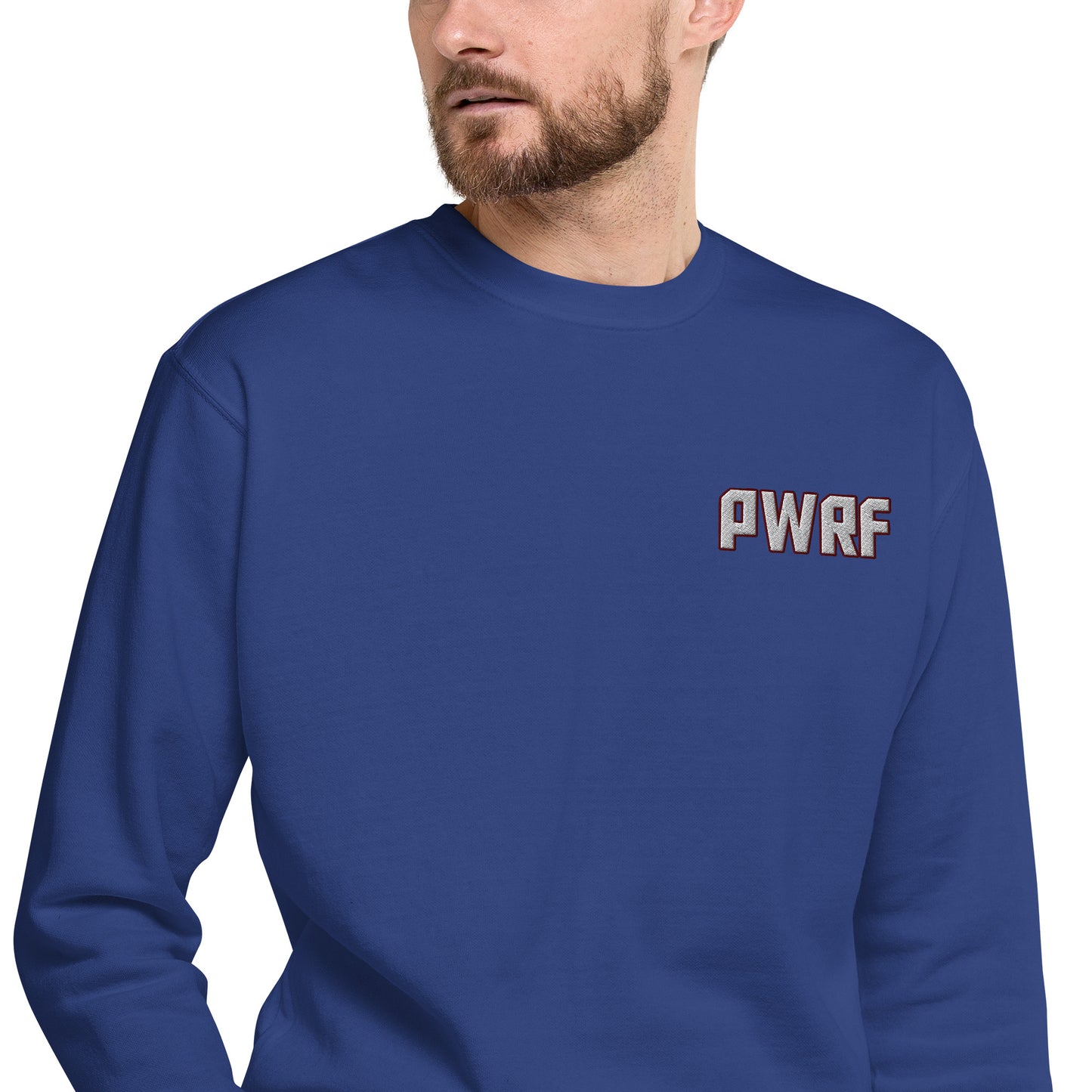 Men's PWRF Left Chest Embroidered Unisex Premium Sweatshirt