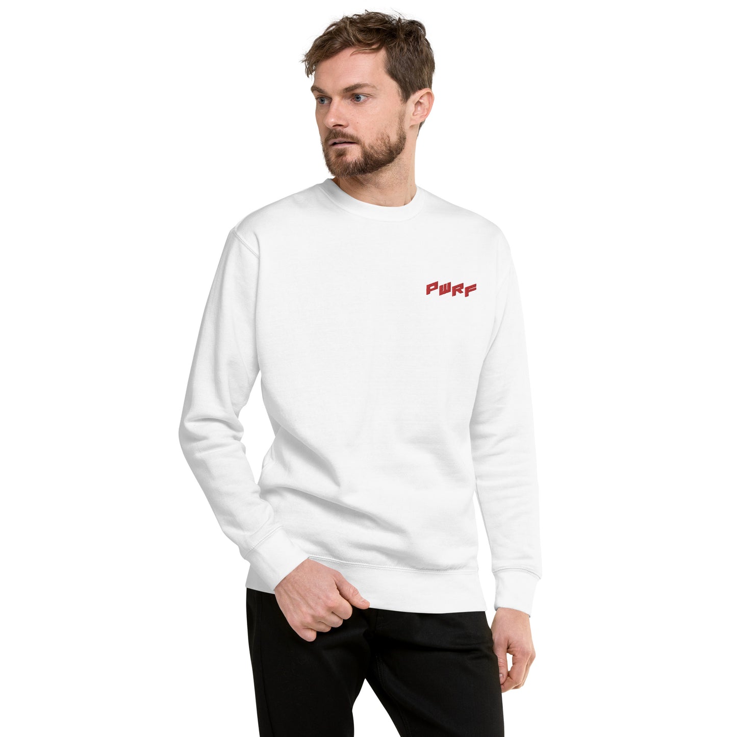 Men's PWRF Red Unisex Premium Sweatshirt