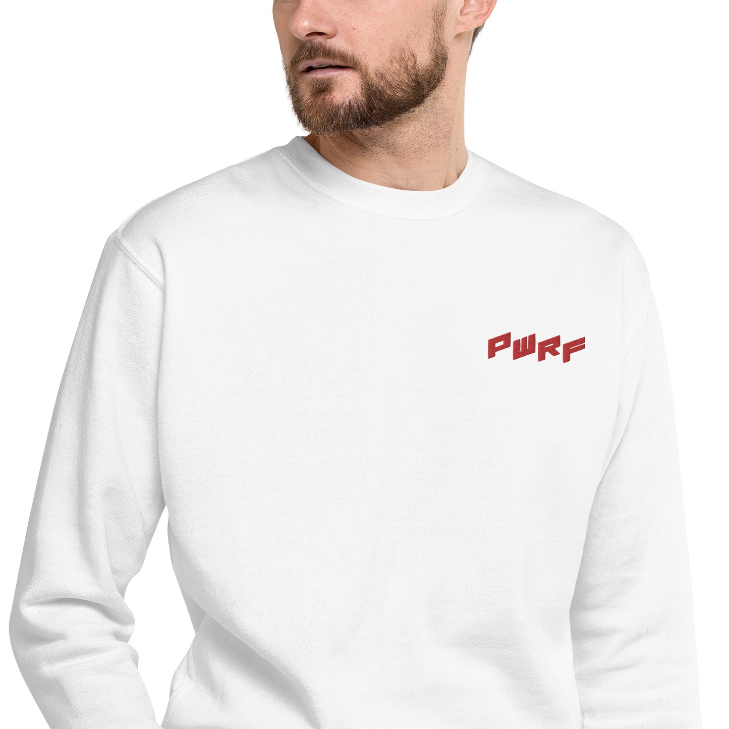 Men's PWRF Red Unisex Premium Sweatshirt