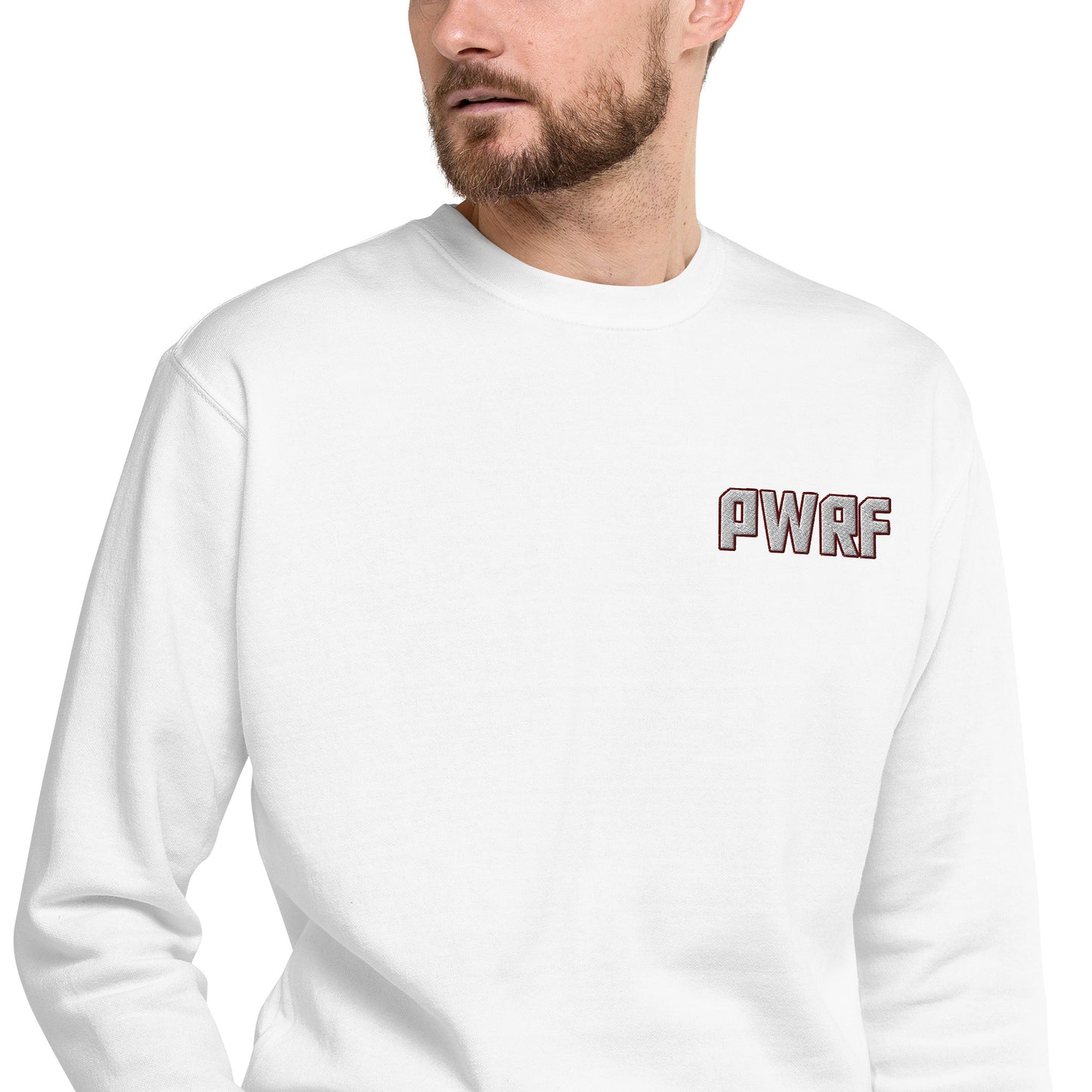 Men's PWRF Left Chest Embroidered Unisex Premium Sweatshirt