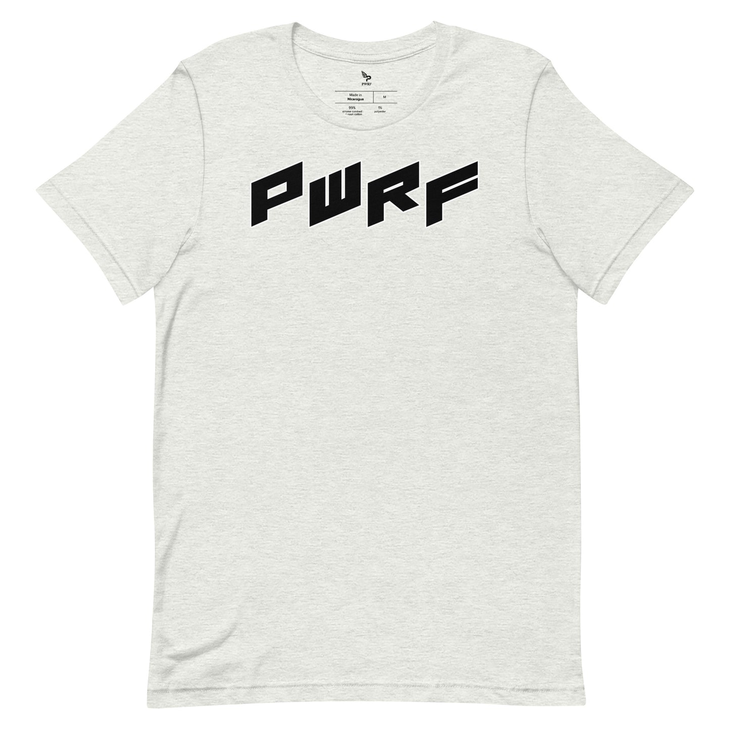 Unisex T-Shirt PWRF Black Lettering