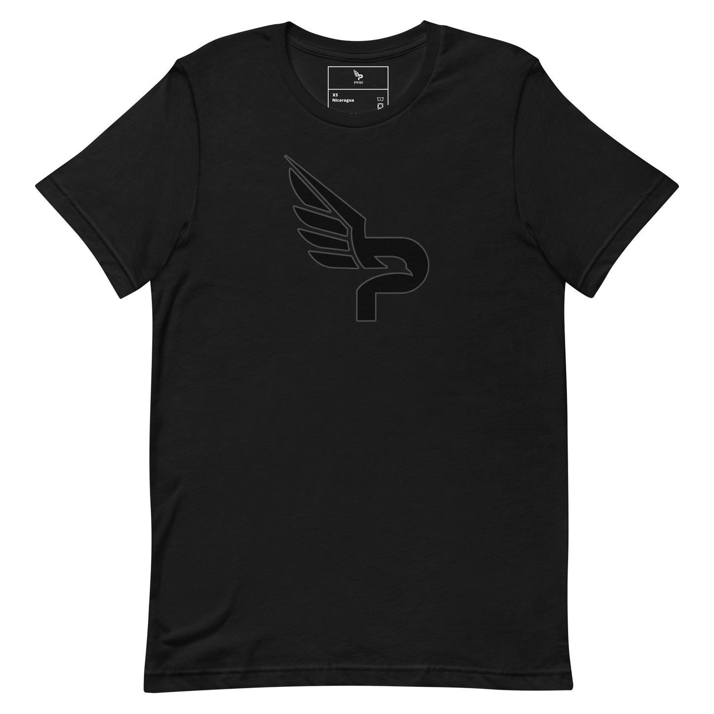 Unisex PWRF Brand Logo Centered T-shirt