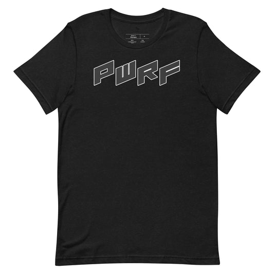 Unisex T-Shirt PWRF Black Lettering