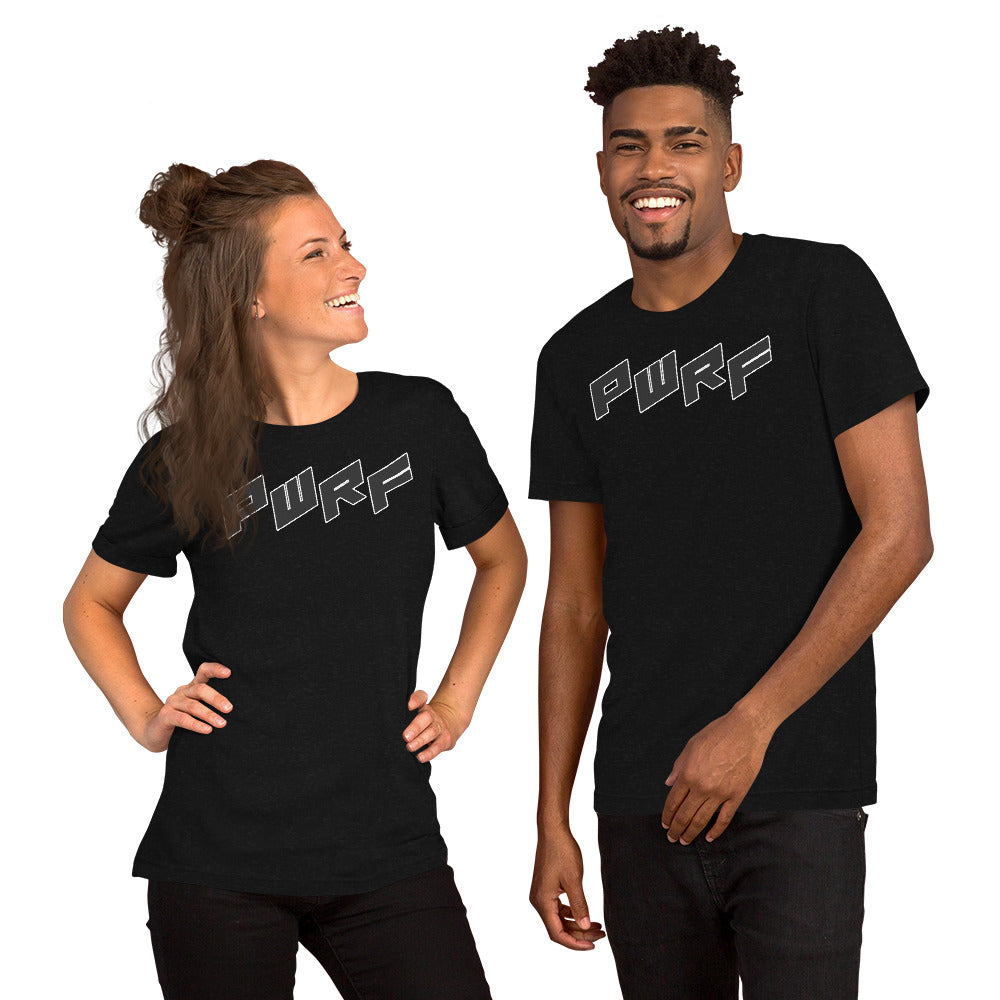 Unisex T-Shirt PWRF Black Lettering