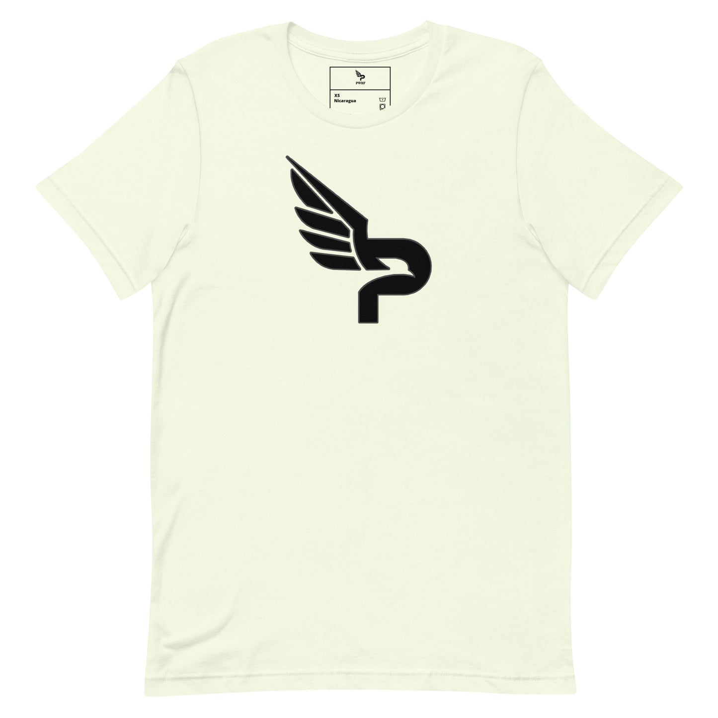 Unisex PWRF Brand Logo Centered T-shirt