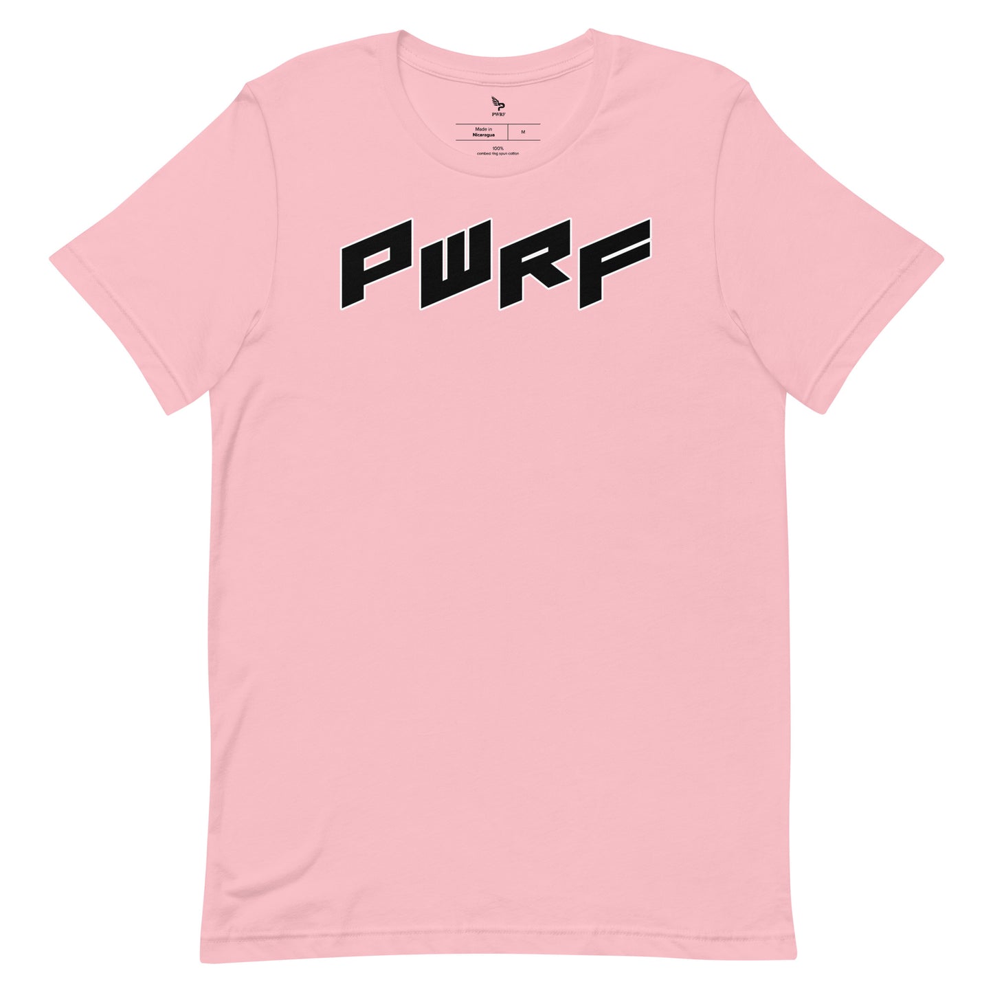 Unisex T-Shirt PWRF Black Lettering