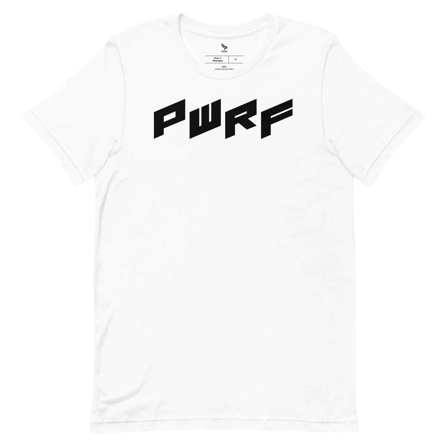 Unisex T-Shirt PWRF Black Lettering