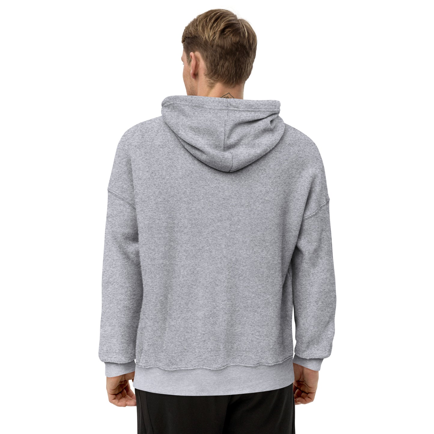 Men's PWRF Brand Embroidered Unisex Sueded Fleece Hoodie