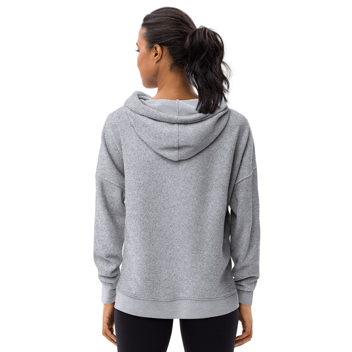 Women's PWRF Brand Embroidered Unisex Sueded Fleece Hoodie