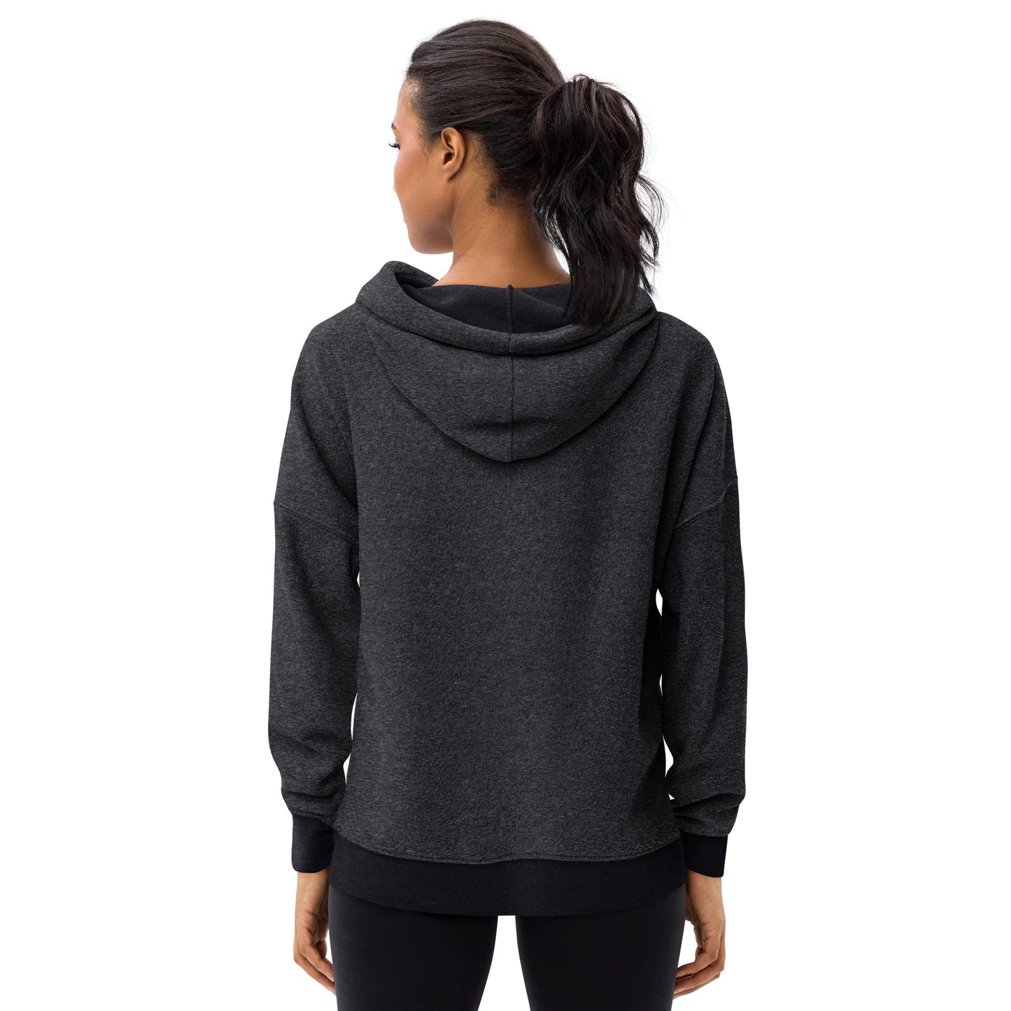 Women's PWRF Brand Embroidered Unisex Sueded Fleece Hoodie