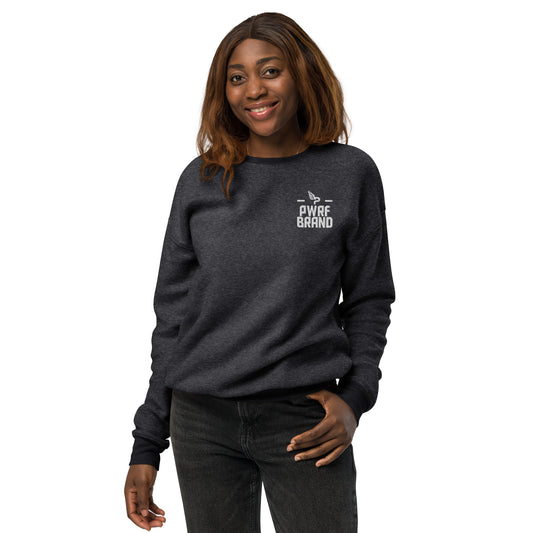 Women's PWRF Brand Unisex Sueded Fleece Sweatshirt