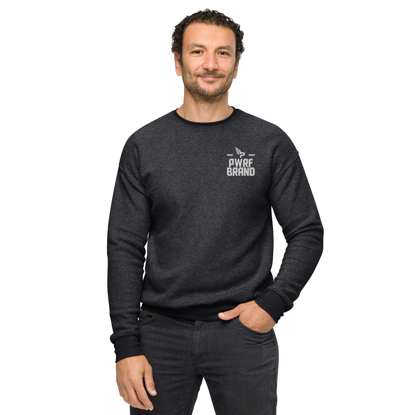 Men's PWRF Brand Unisex Sueded Fleece Sweatshirt