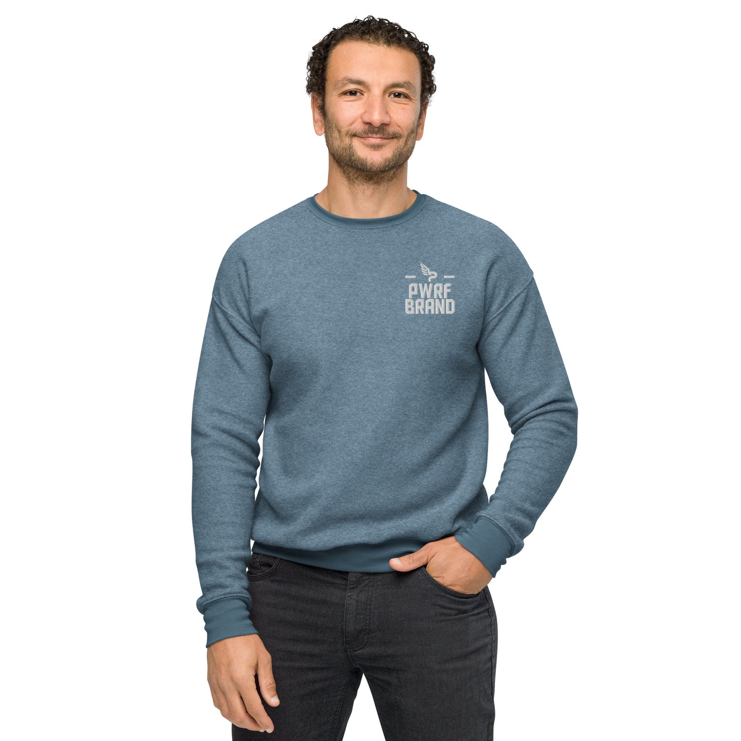 Men's PWRF Brand Unisex Sueded Fleece Sweatshirt