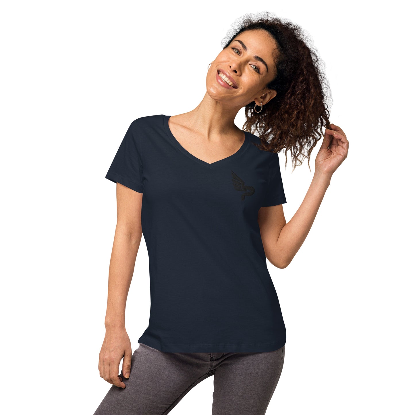 Women’s Fitted V-Neck T-Shirt