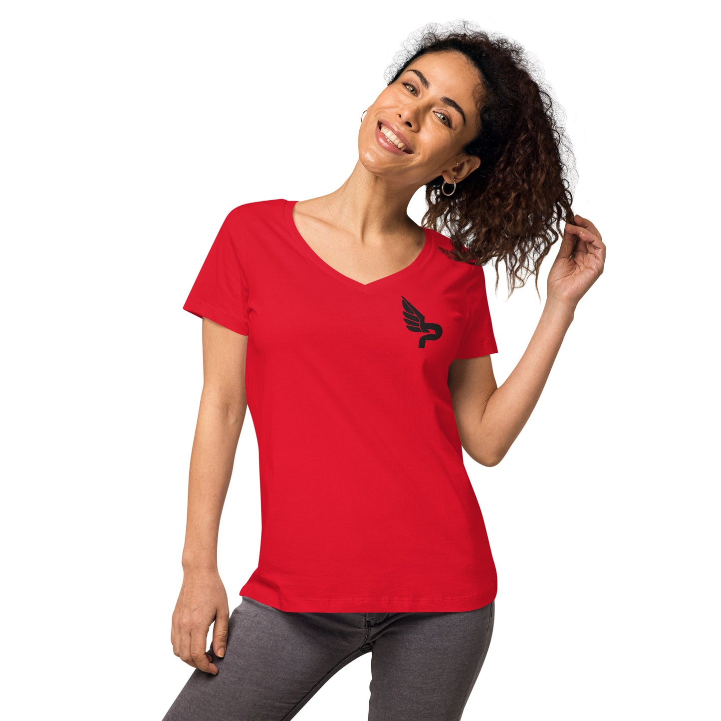 Women’s Fitted V-Neck T-Shirt