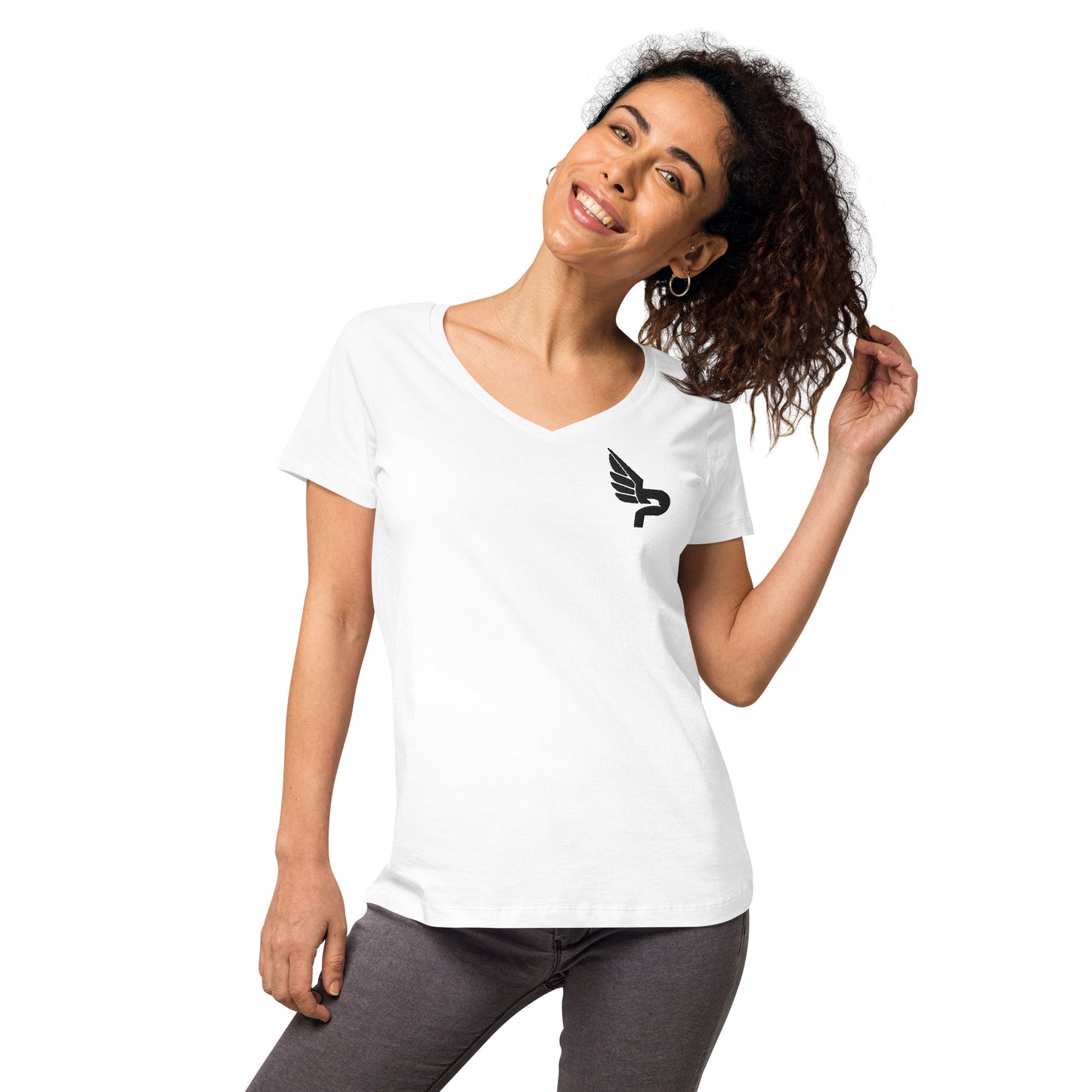 Women’s Fitted V-Neck T-Shirt