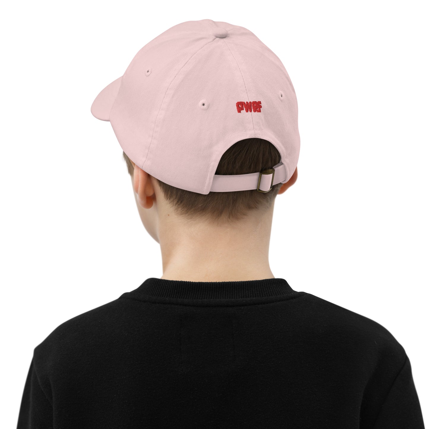 Youth PWRF Brand Red Logo Baseball Cap