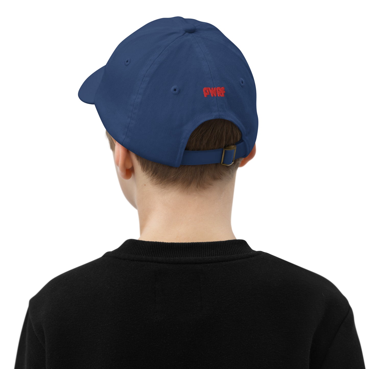 Youth PWRF Brand Red Logo Baseball Cap