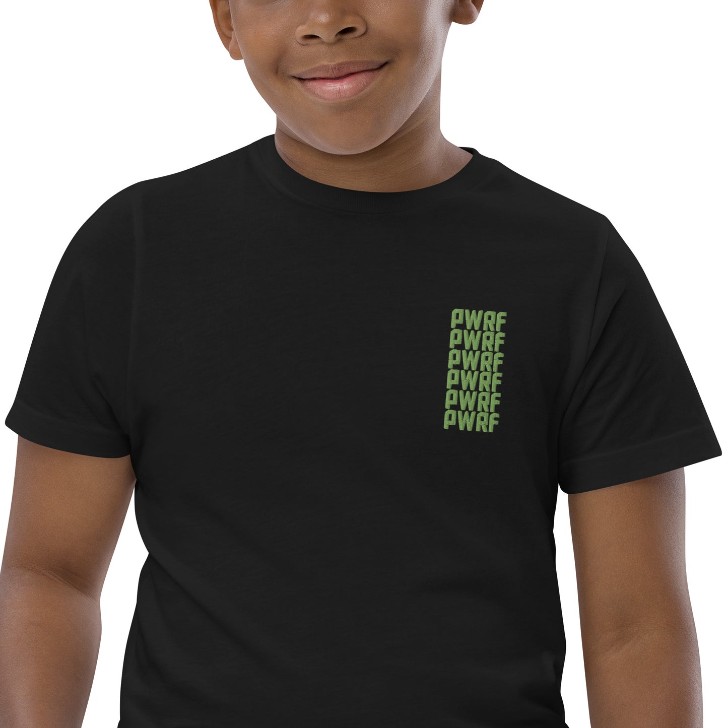 Youth PWRF 6x Green Jersey T-shirt