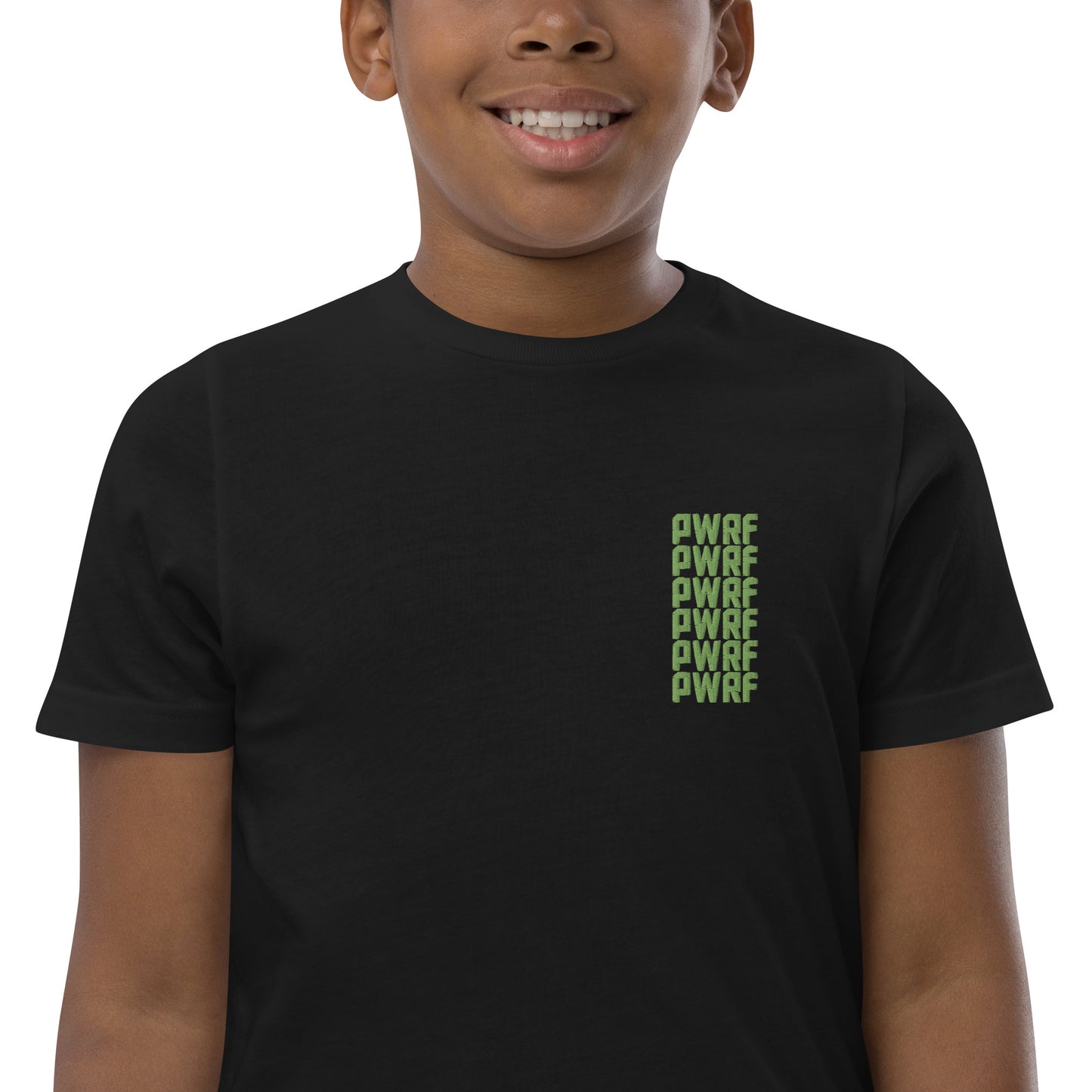 Youth PWRF 6x Green Jersey T-shirt