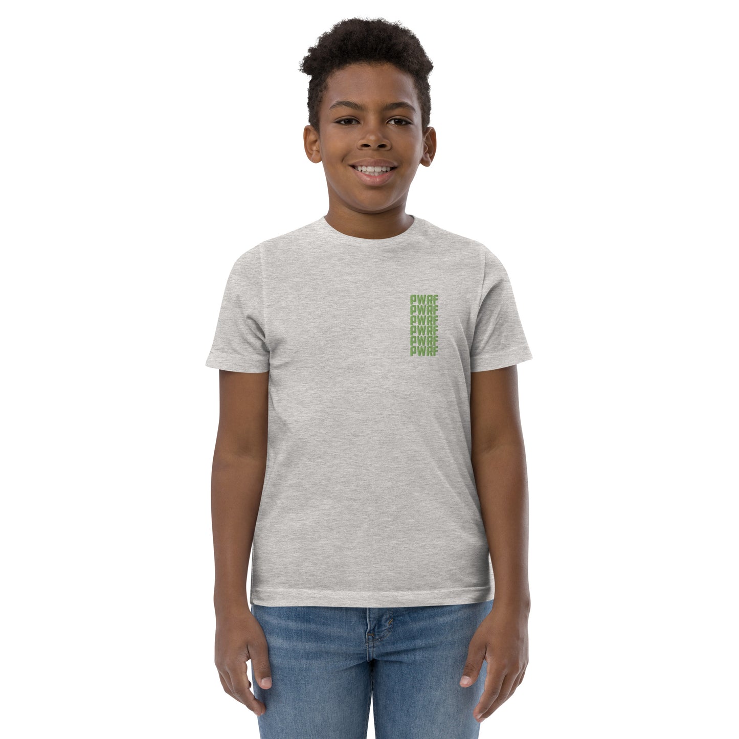 Youth PWRF 6x Green Jersey T-shirt