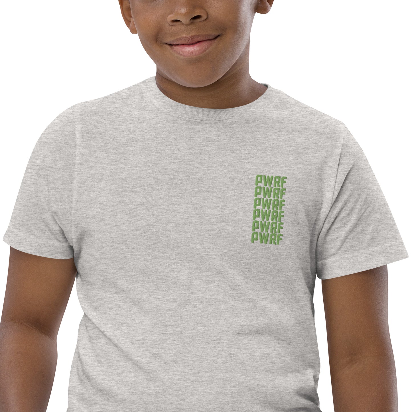 Youth PWRF 6x Green Jersey T-shirt