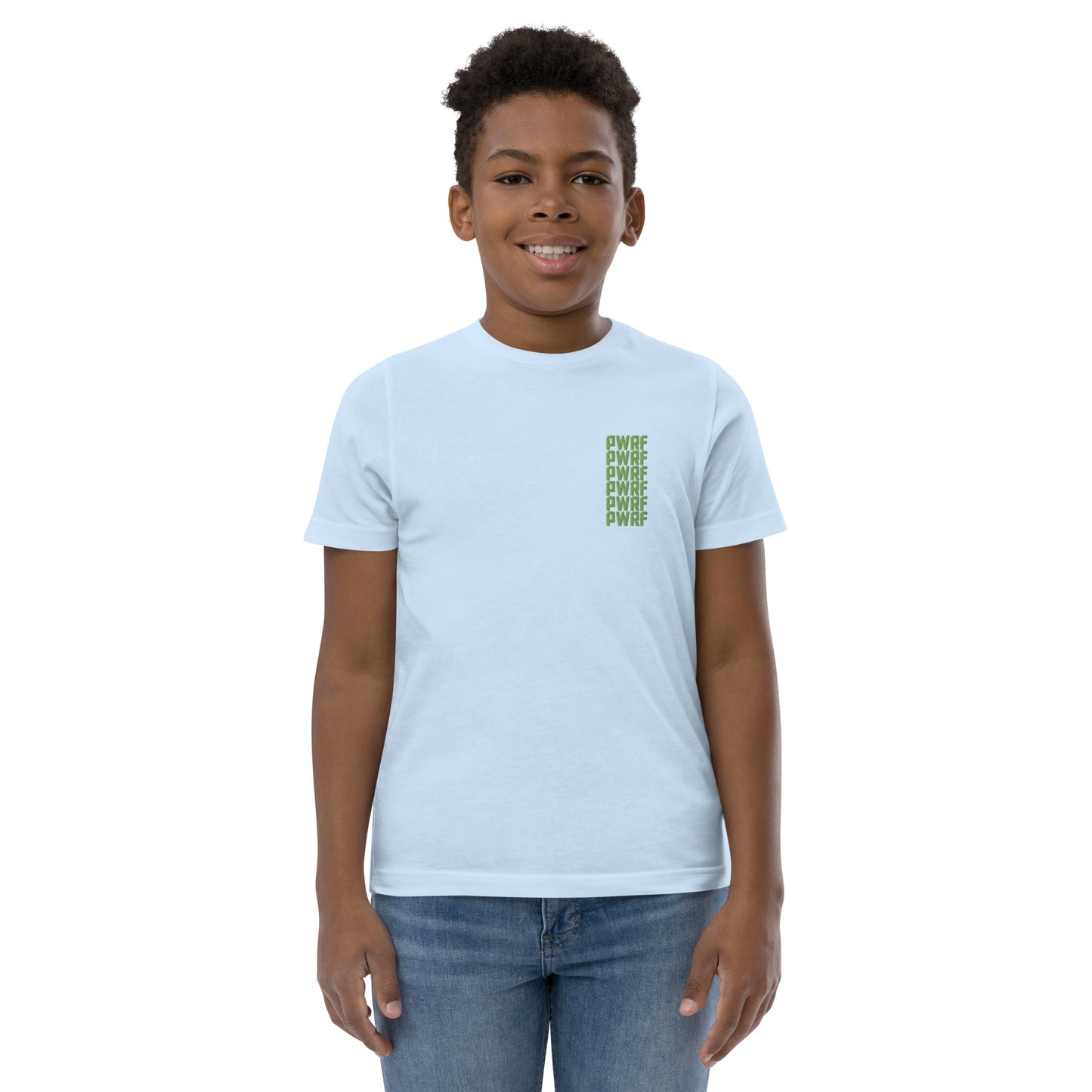 Youth PWRF 6x Green Jersey T-shirt