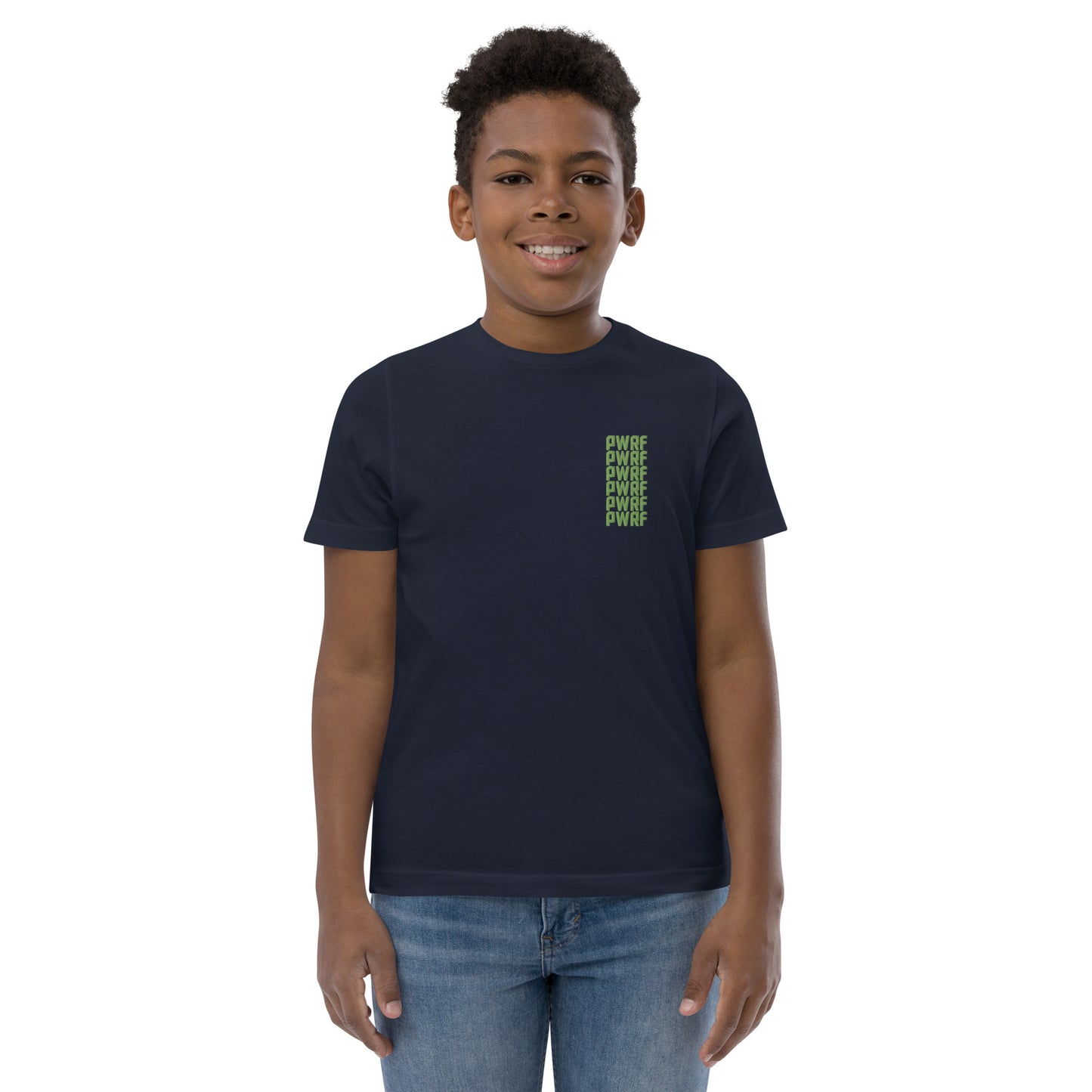 Youth PWRF 6x Green Jersey T-shirt