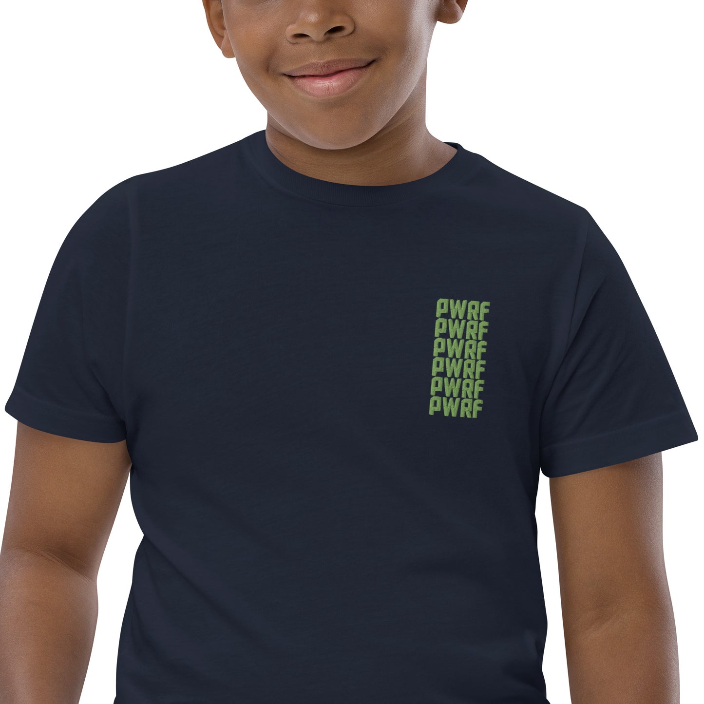 Youth PWRF 6x Green Jersey T-shirt