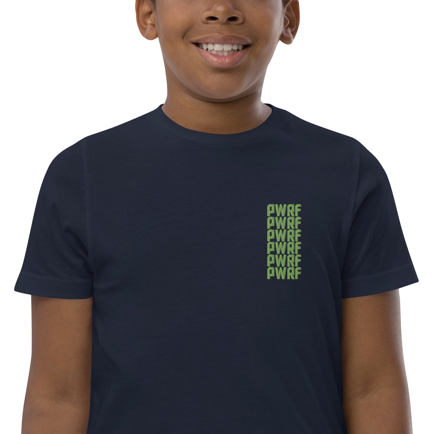 Youth PWRF 6x Green Jersey T-shirt