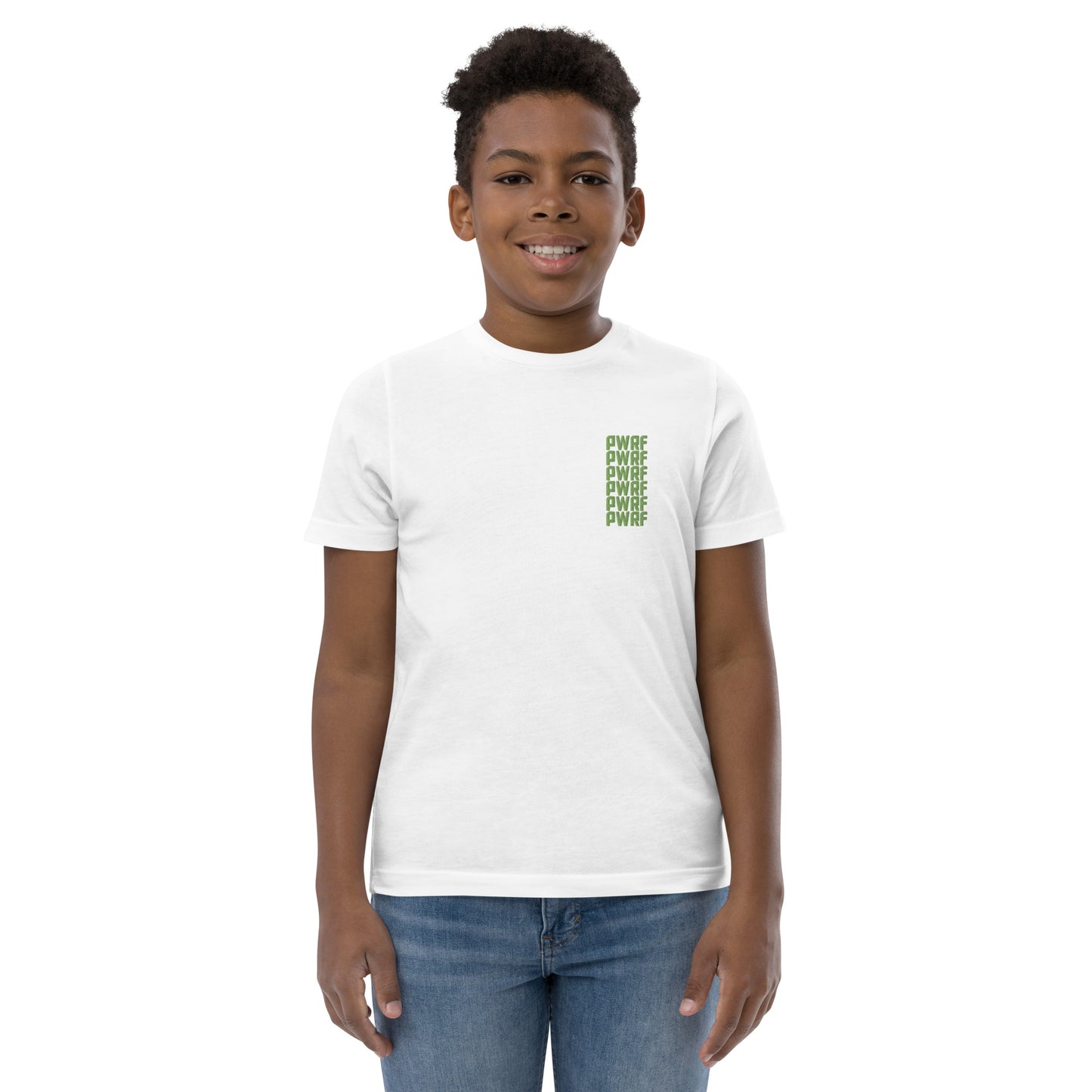 Youth PWRF 6x Green Jersey T-shirt