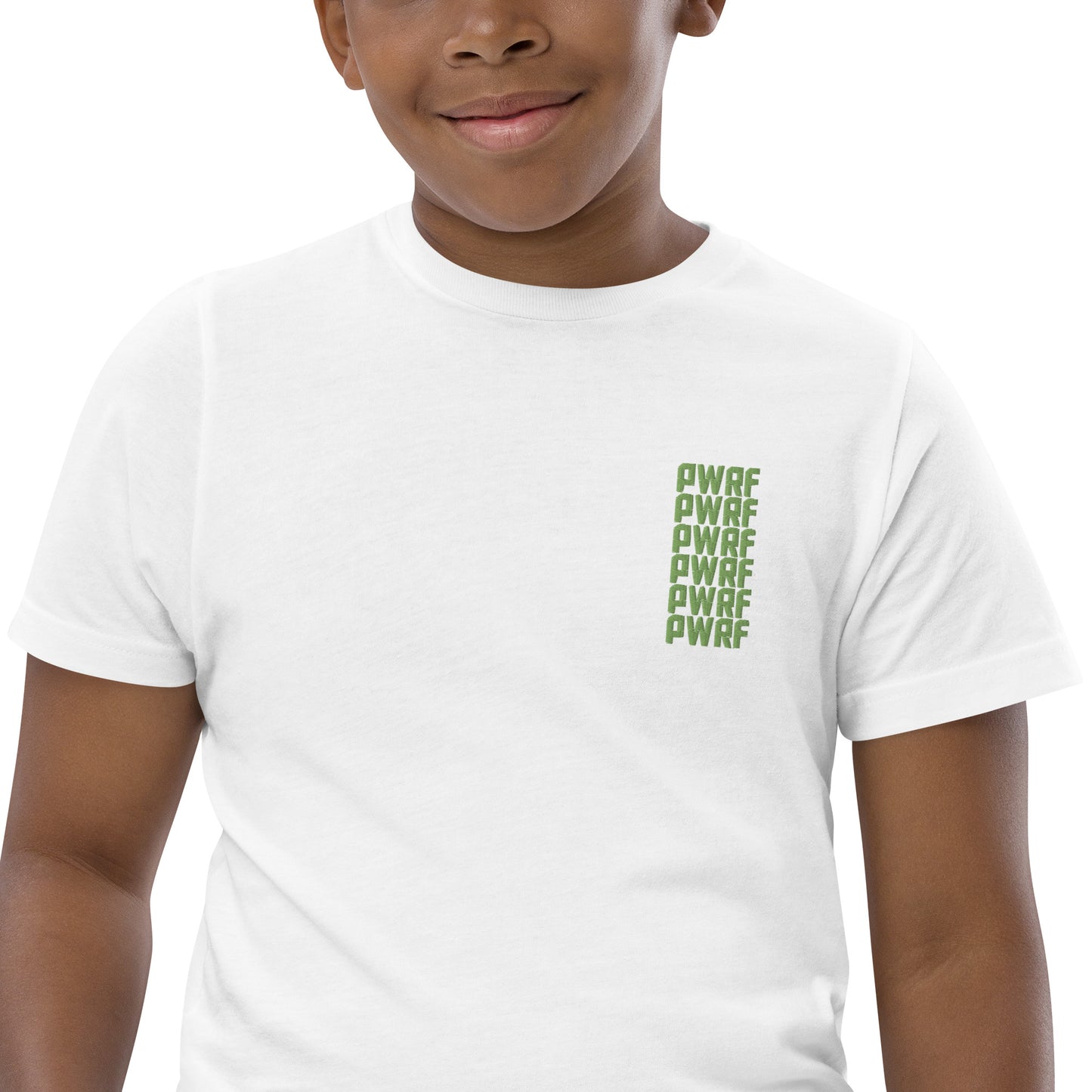 Youth PWRF 6x Green Jersey T-shirt